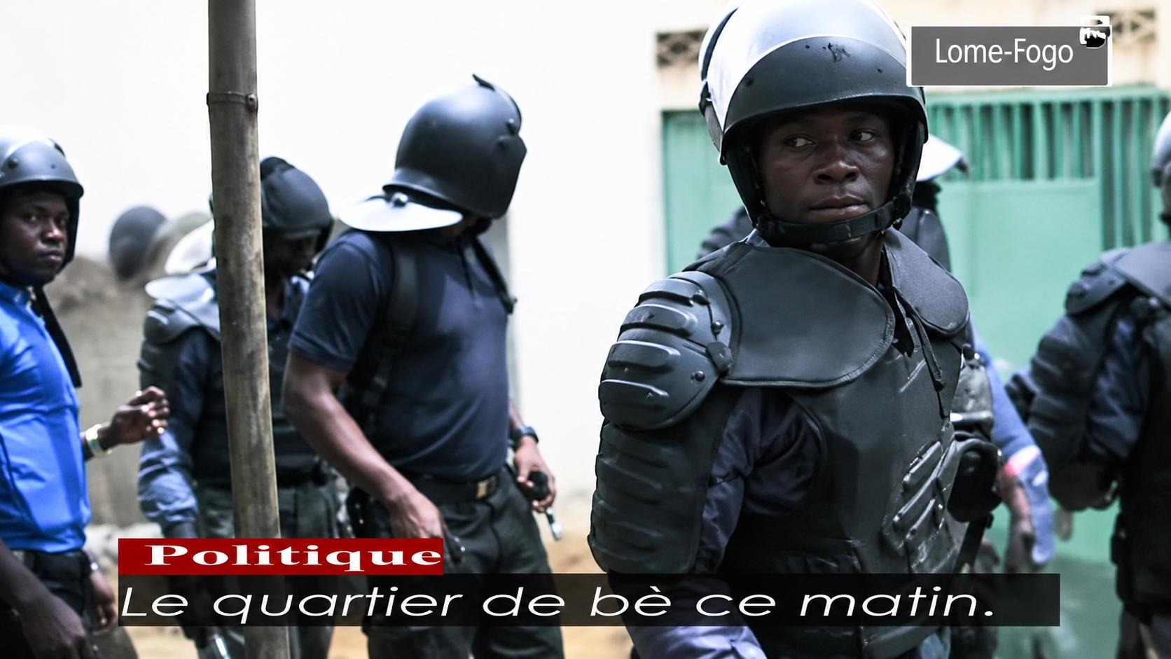 Militaire togolais en action