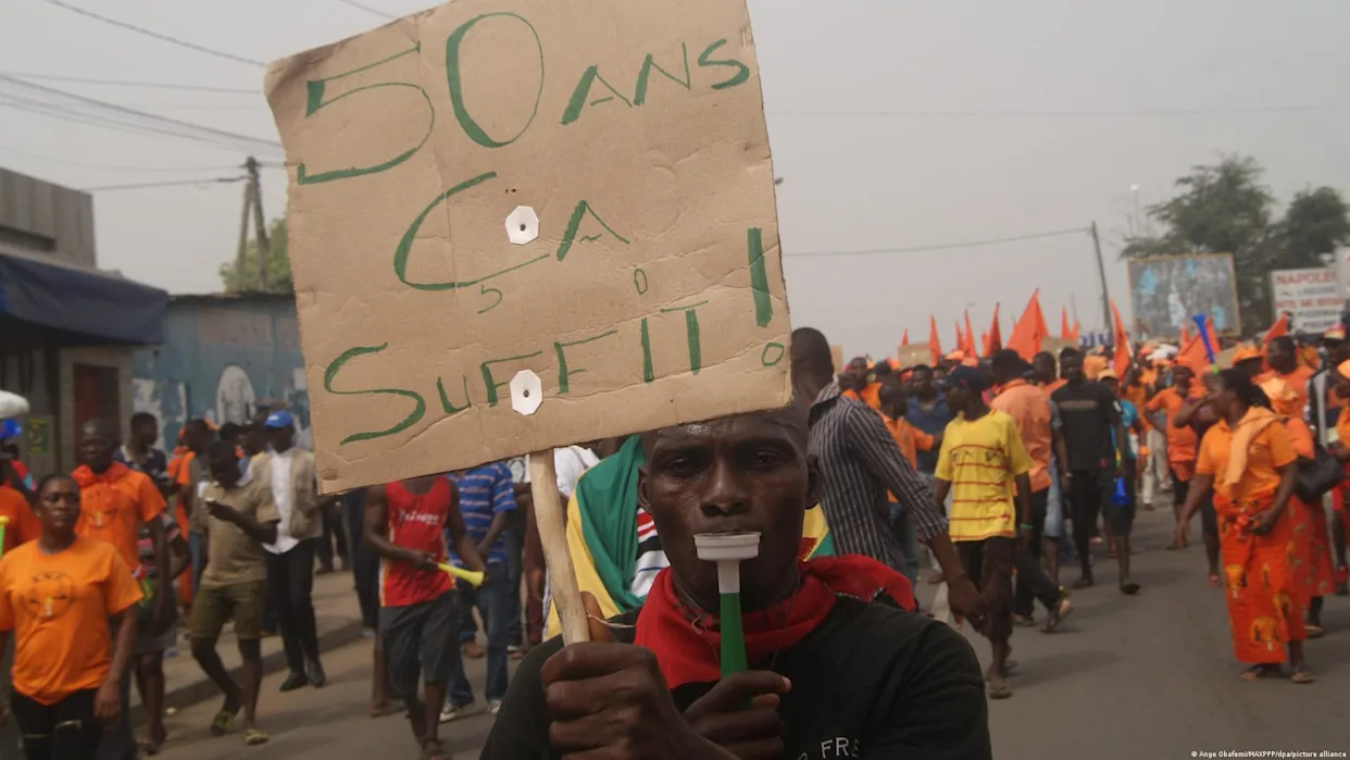 Manifestation autorisée à Lomé en 2017, réprimée par le pouvoir en place