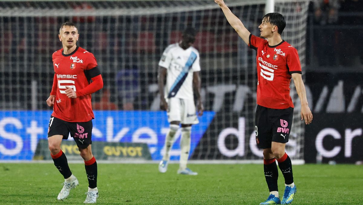 illustration du match entre Rennes et Marseille