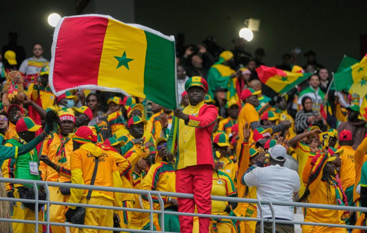 Supporters sénégalais lors d'un événement sportif