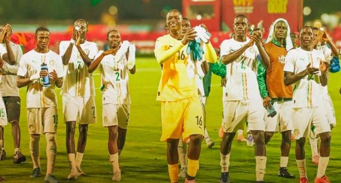 Les Lionceaux du Sénégal célèbrent leur qualification pour la Coupe du monde U17