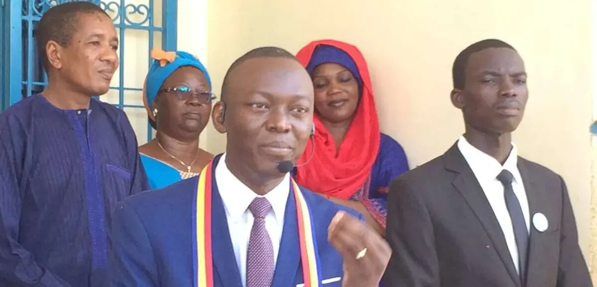 Succès Masra, opposant tchadien emprisonné
