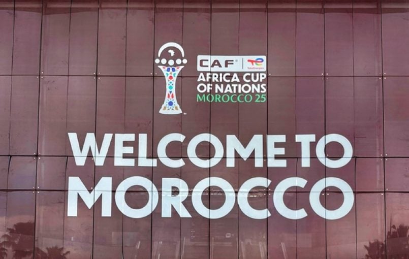 Équipe de football du Sénégal en action lors d'un match de la CAN 2025