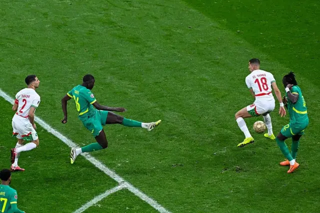 Pape Gueye, milieu sénégalais, auteur du but en finale de la can 2025