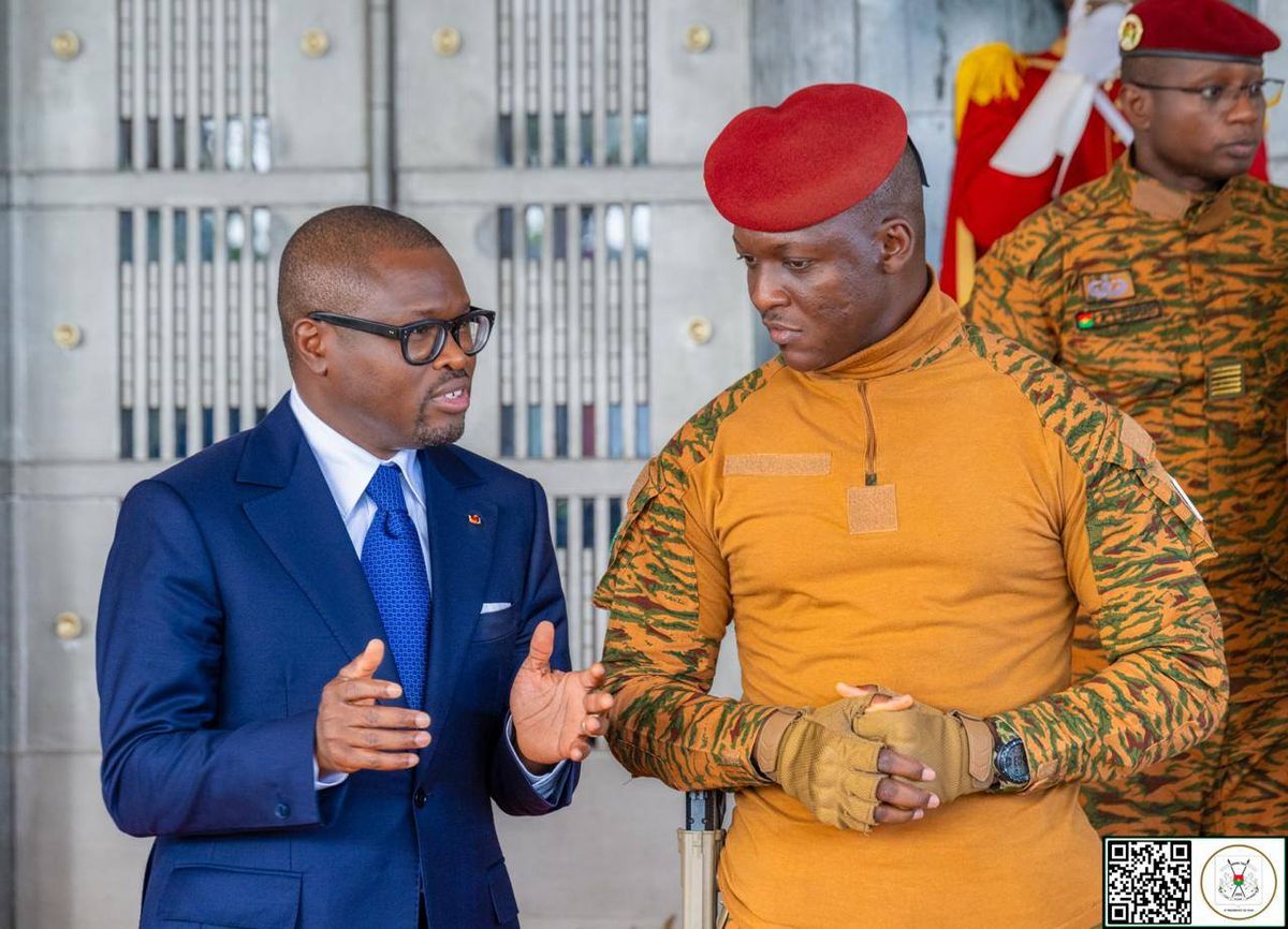 entretien officiel entre les présidents du Burkina Faso et du Bénin
