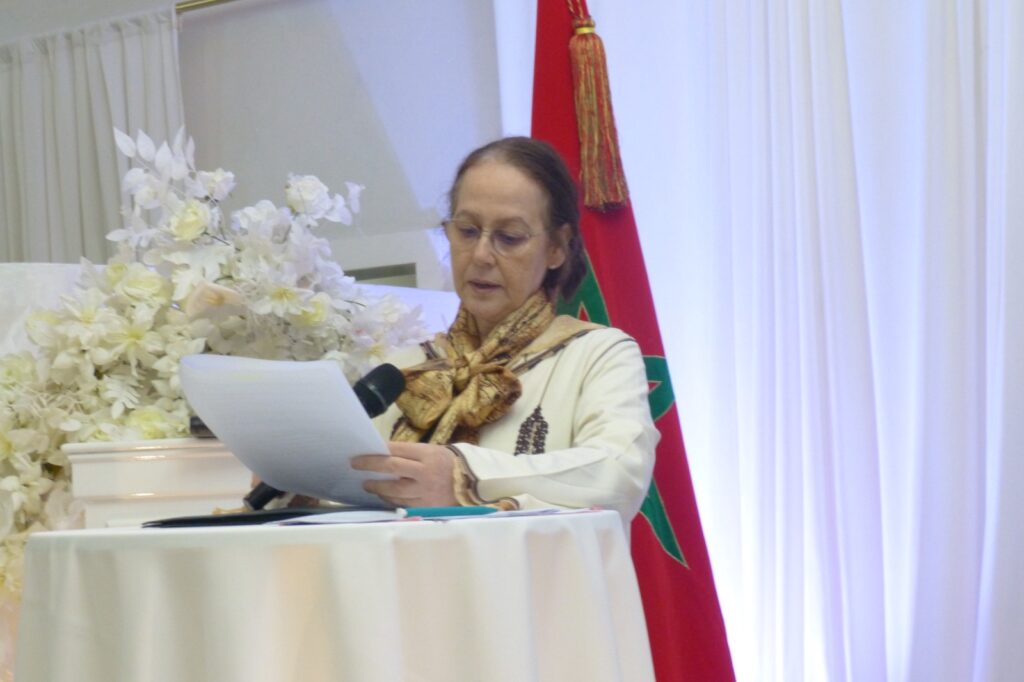 La Consule Générale du Maroc à Düsseldorf, Mme Boutaina Bouabid, lors d'un événement