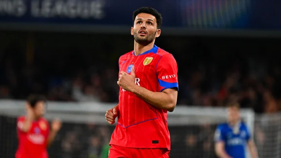 Gonçalo Ramos, attaquant portugais en action avec le maillot du PSG