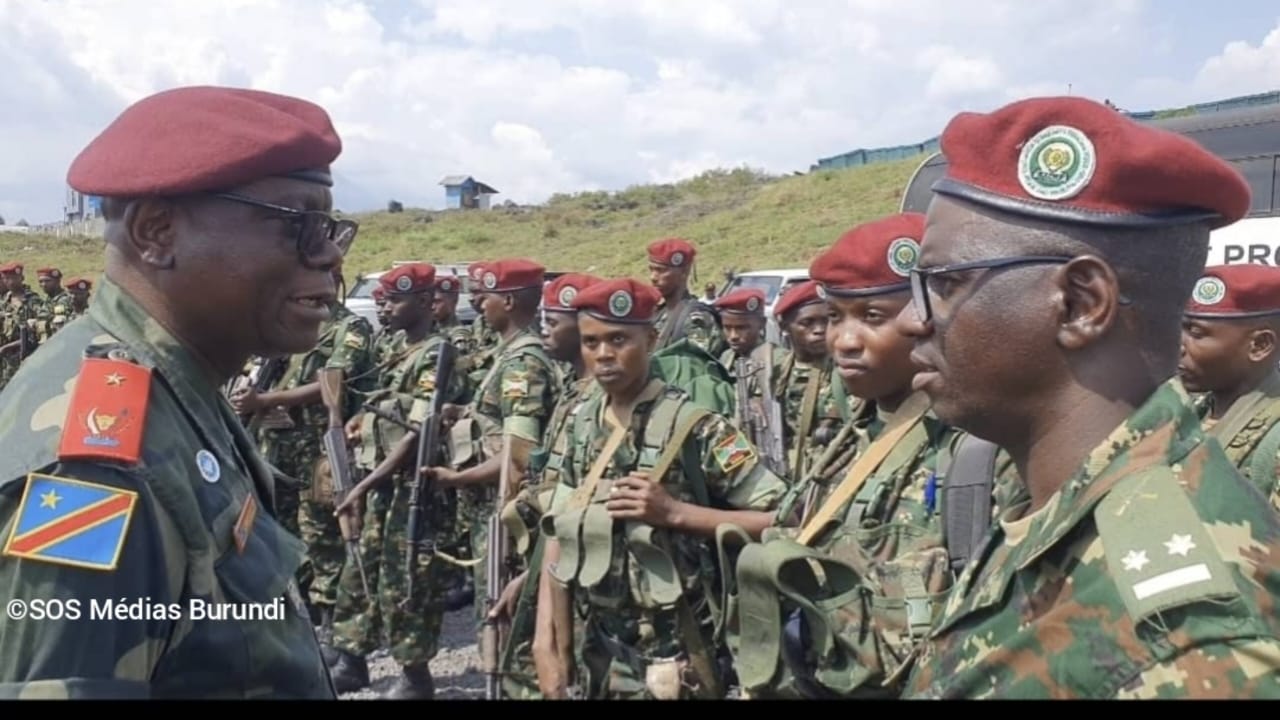 Arrivée des premiers militaires burundais à l’aéroport de Goma, chef-lieu de la province du Nord-Kivu, à l’est de la RDC. Ce site stratégique a été repris par les rebelles du M23 en janvier 2025. © SOS Médias Burundi