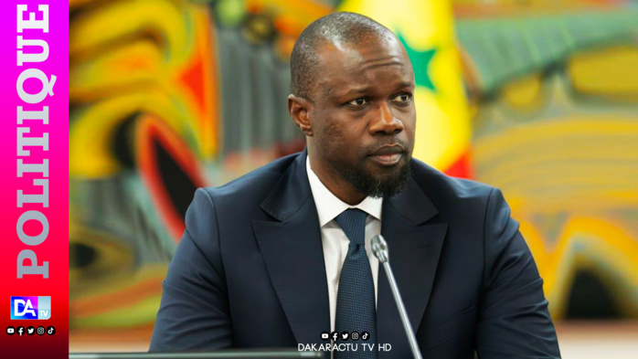 Ousmane Sonko lors d’un événement politique majeur entre 2024 et 2026