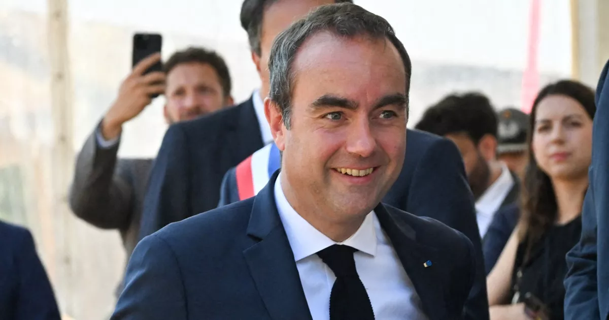 Sébastien Lecornu lors de son allocution