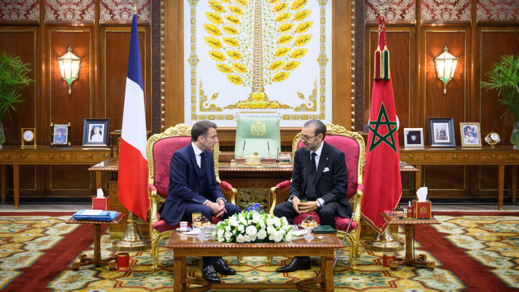 Rencontre diplomatique entre le président français et le roi du Maroc à Rabat