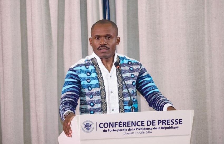 Le porte-parole de la Présidence gabonaise, Théophane Nzame-Nze Biyoghe