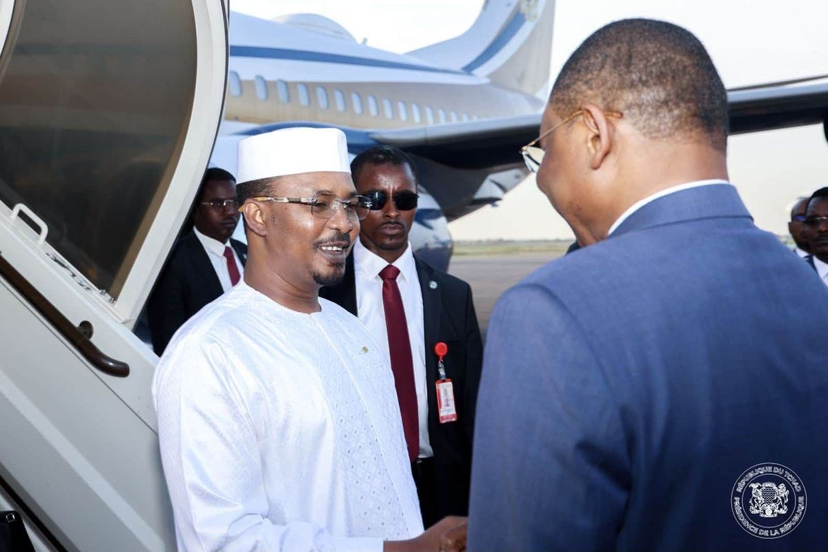 Mahamat Idriss Déby Itno à son retour à N'Djamena après sa visite aux Émirats arabes unis