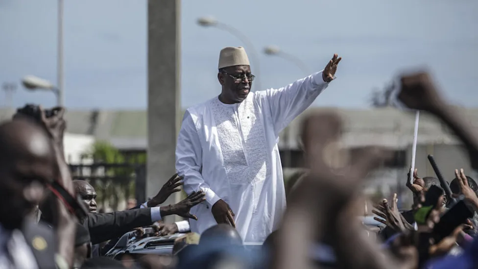 Le président Macky Sall lors d'une visite officielle