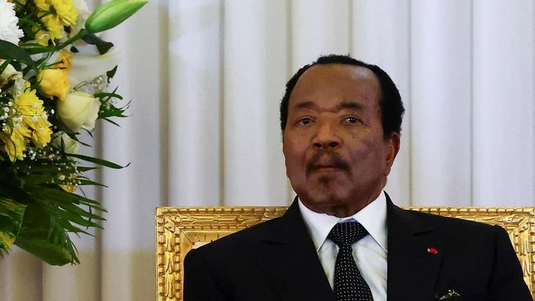 Portrait de Paul Biya, président du Cameroun