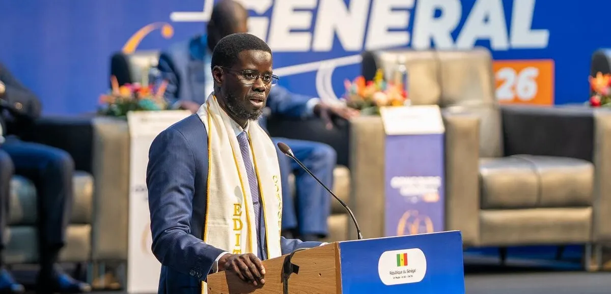 Le président Bassirou Diomaye Faye s'adresse à la jeunesse sénégalaise lors de la remise des prix du Concours général