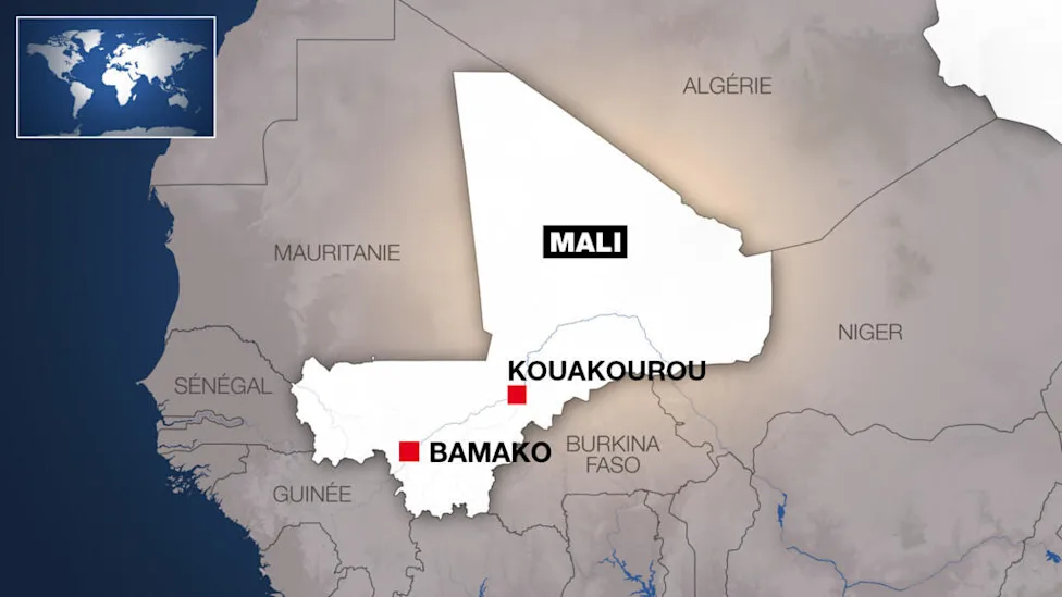 Vue des déplacés de Kouakourou au Mali