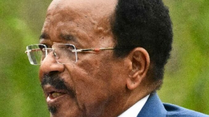 Paul Biya, président du Cameroun