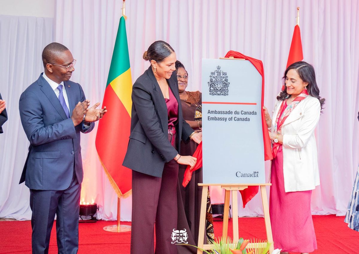 Cérémonie d'inauguration de la première ambassade du Canada au Bénin à Cotonou
