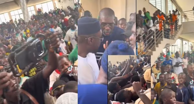 Koki : une foule enthousiaste stoppe Ousmane Sonko lors de sa visite