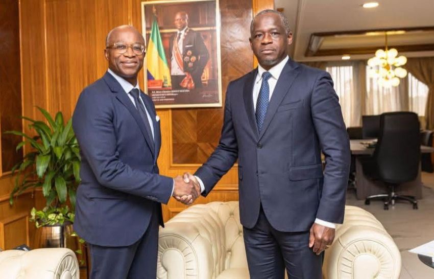Rencontre entre Hermann Immongault et une délégation de la Fondation Prince Albert II de Monaco