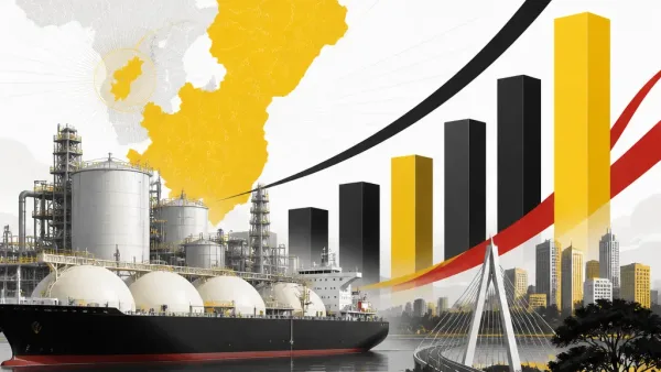 Illustration symbolisant la croissance économique du Bénin