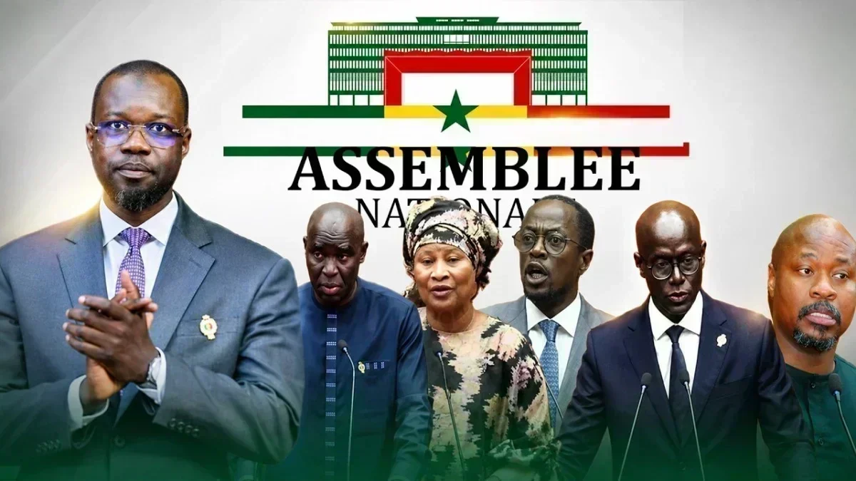 Ousmane Sonko s'exprime lors d'une session parlementaire au Sénégal