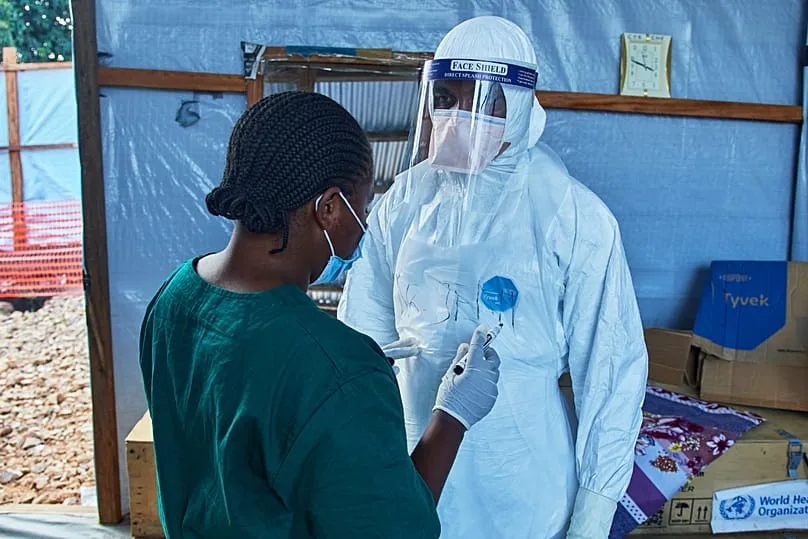 Centre médical de Bunia en RDC où sont soignés les patients atteints d'Ebola