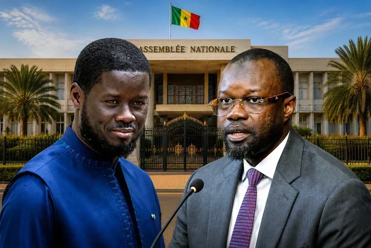 Séance à l'Assemblée nationale du Sénégal où des projets de loi sont discutés
