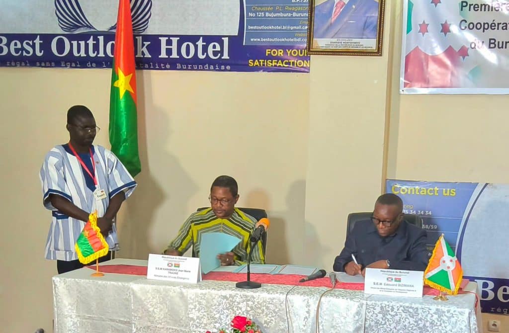 Signature des accords de coopération Burkina Faso-Burundi
