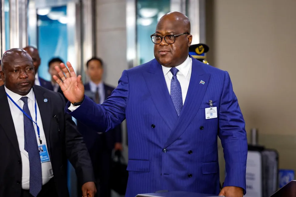 Portrait officiel du président Félix Tshisekedi en RDC